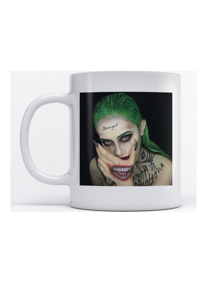 Mug Halloween Makeup for Coffee and Tea White