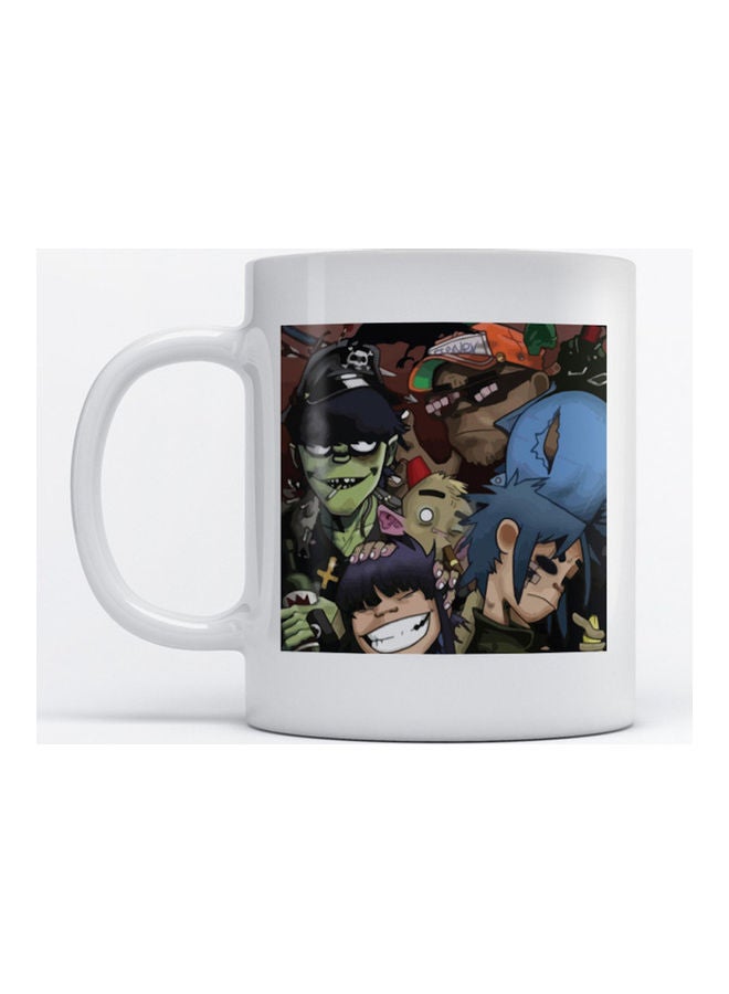 Atiq Mug Gorillaz Squad for Coffee and Tea White 350ml