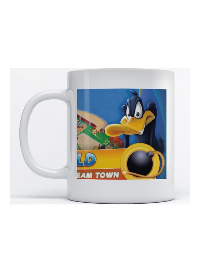 Mug Daffy Duck for Coffee and Tea White
