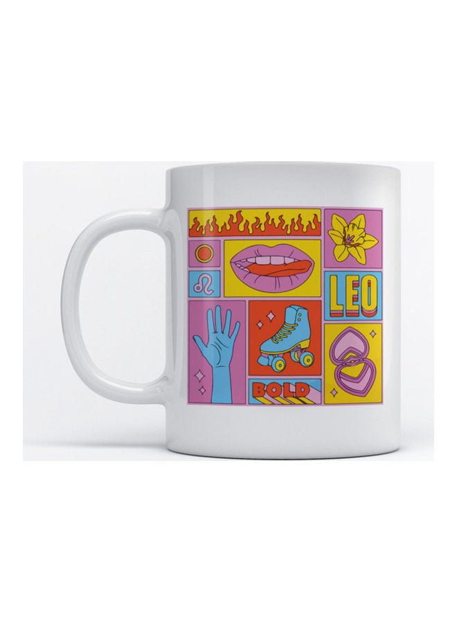 Mug Leo for Coffee and Tea White 350ml
