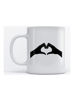 Mug Love’s Heart for Coffee and Tea White