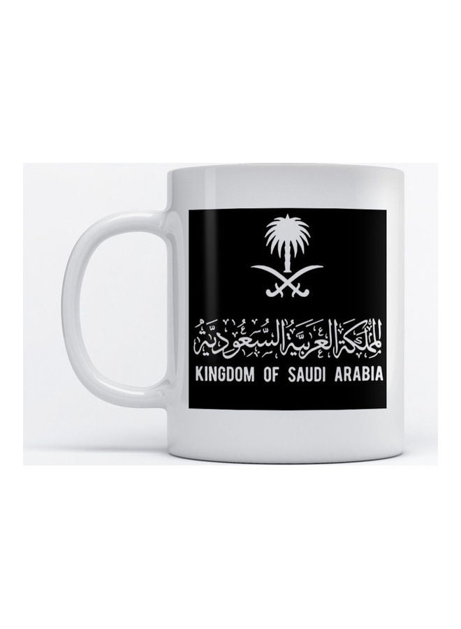 Mug Kingdom of Saudi Arabia for Coffee and Tea White 350ml