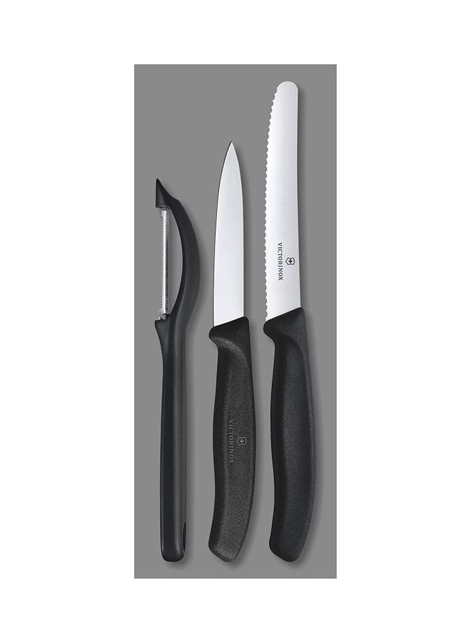 Victorinox 3-Piece Swiss Classic Paring Knife Set Black 288ml  - Image 2