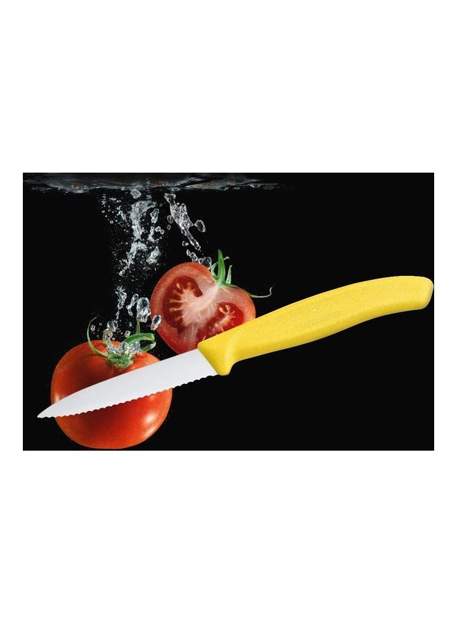 Victorinox 2-Piece Swissclassic Wavy Edge Paring Knife Set Yellow  - Image 3