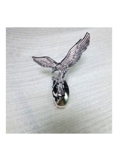 Generic 3D Emblem Car Logo Front Hood Ornament Car Cover Chrome Eagle Badge for Auto Car  - Image 2