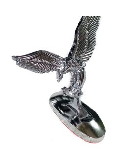 Generic 3D Emblem Car Logo Front Hood Ornament Car Cover Chrome Eagle Badge for Auto Car  - Image 3