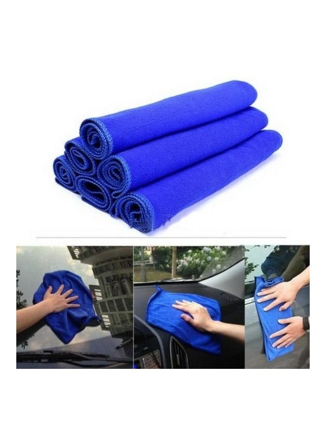 طقم مناشف ناعمة من ألياف المايكروفايبر مقاس 30*30 سم لغسيل السيارة والتنظيف الجاف - Image 2