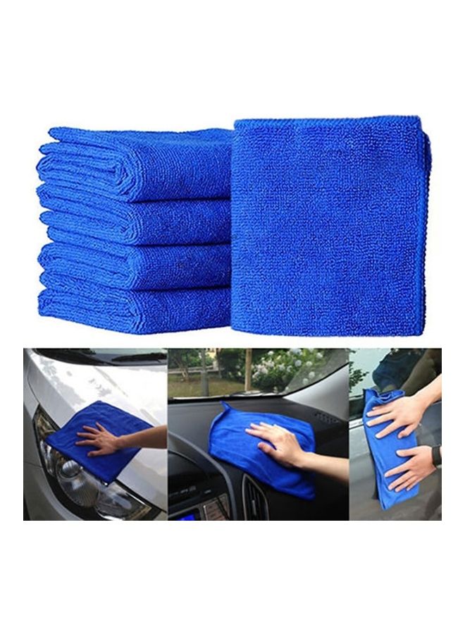 طقم مناشف ناعمة من ألياف المايكروفايبر مقاس 30*30 سم لغسيل السيارة والتنظيف الجاف - Image 3