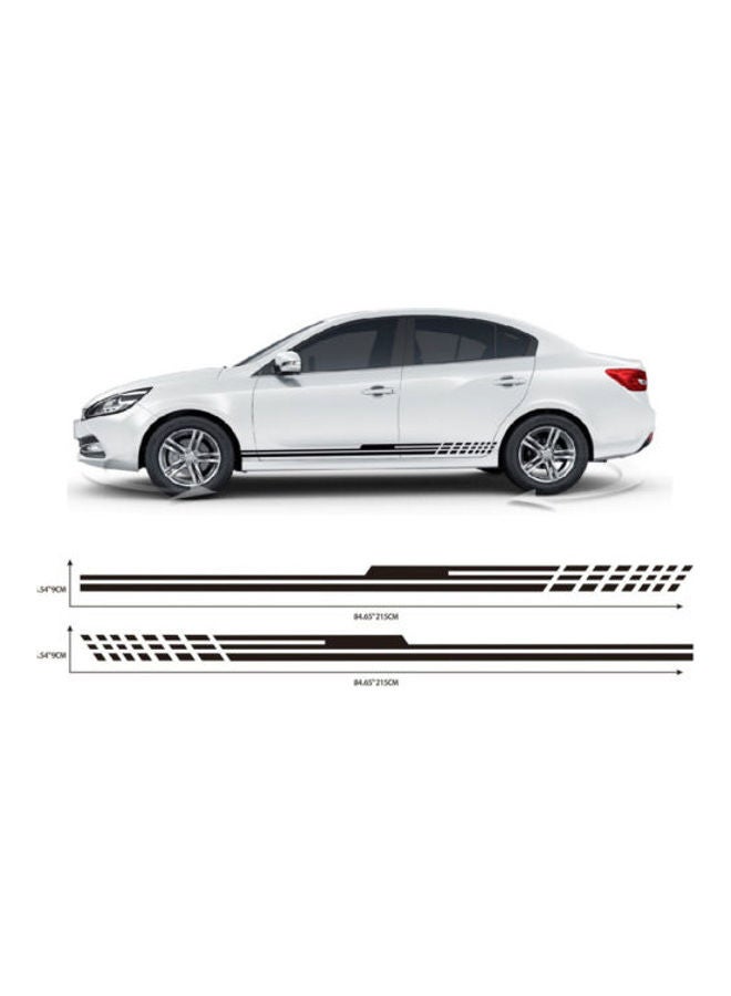Generic Delicate Decals Racing Car Stickers Car Side Styling Sticker Universal Application  - Image 1
