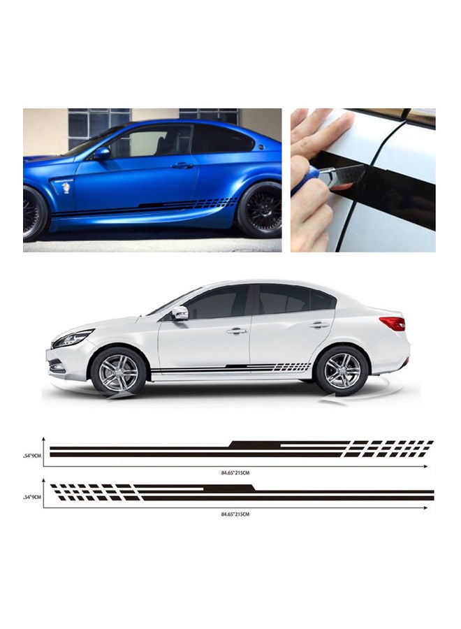Generic Delicate Decals Racing Car Stickers Car Side Styling Sticker Universal Application  - Image 3
