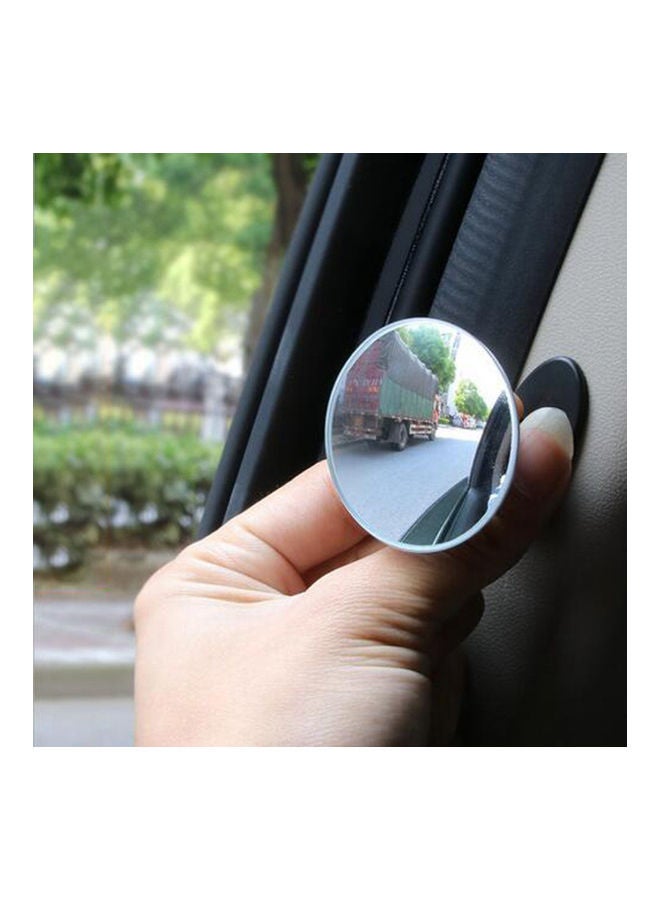 Generic HD 360 Degree Wide Angle Adjustable Car Rear View Convex Mirror Auto Rearview Mirror Vehicle Blind Spot Rimless Mirrors  - Image 1