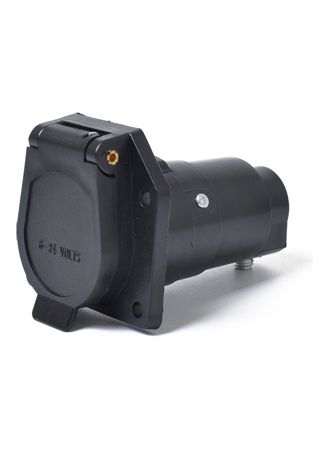 Generic 1 Pair Auto Round Trailer Connector 7 Poles RV Male and Female Light Plug 7 Way Connector  - Image 3
