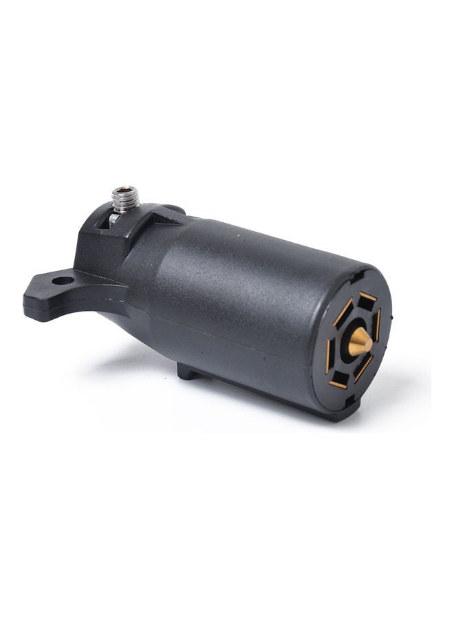Generic 1 Pair Auto Round Trailer Connector 7 Poles RV Male and Female Light Plug 7 Way Connector  - Image 2