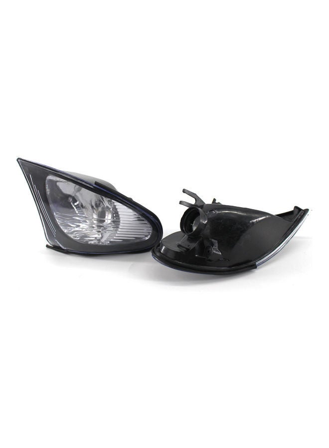 Generic - 1 Pair Corner Light Lens Turn Signal Light Cover Clear Lens for BMW E46 3-Series - Image 1