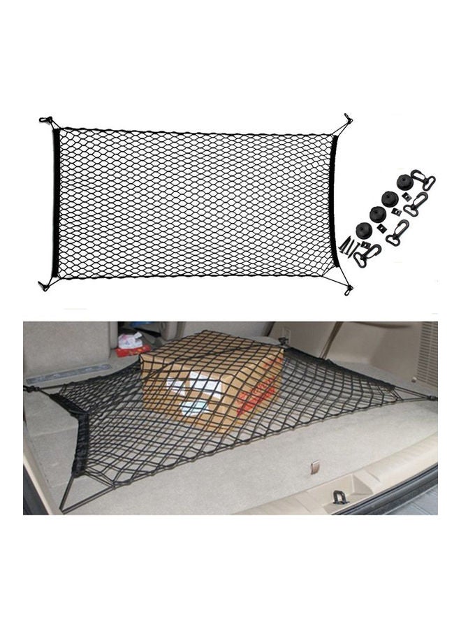 Generic 120x70cm Strong Elastic Nylon Cargo Luggage Storage Organizer Mesh Net with Hooks for Car Van Pickup SUV MPV  - Image 1