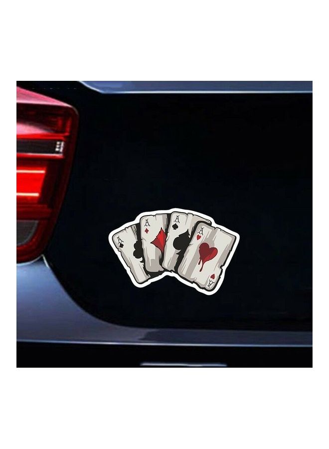 Generic Reflect Graphics Playing Cards Vinyl Car Truck Window Laptop Helmet Decal Sticker  - Image 4