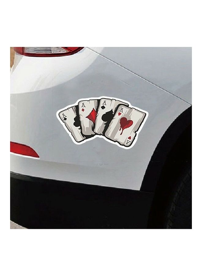 Generic Reflect Graphics Playing Cards Vinyl Car Truck Window Laptop Helmet Decal Sticker  - Image 5