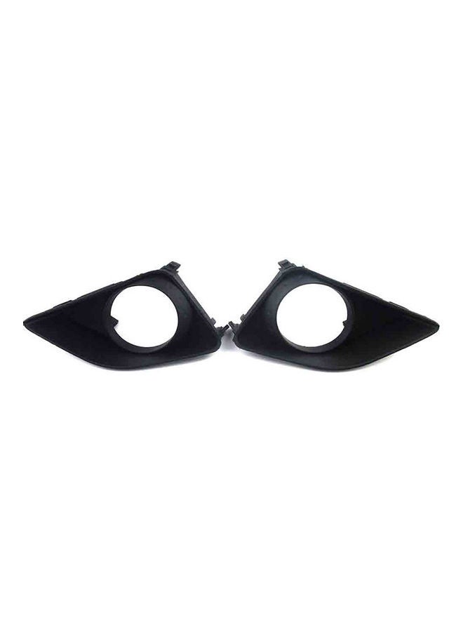 Generic - Front Left Or Right Or Pair Fog Light Bumper Cover of Lamp Grille Frame for Toyota Corolla 2007-2010 81482 -02070 81481-02080 - Image 1