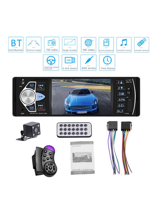 Generic - 4.1 inch HD Car MP5 Bluetooth Hands-free Vehicle MP5 Player Card Radio 4022D with Rear Camera - Image 1
