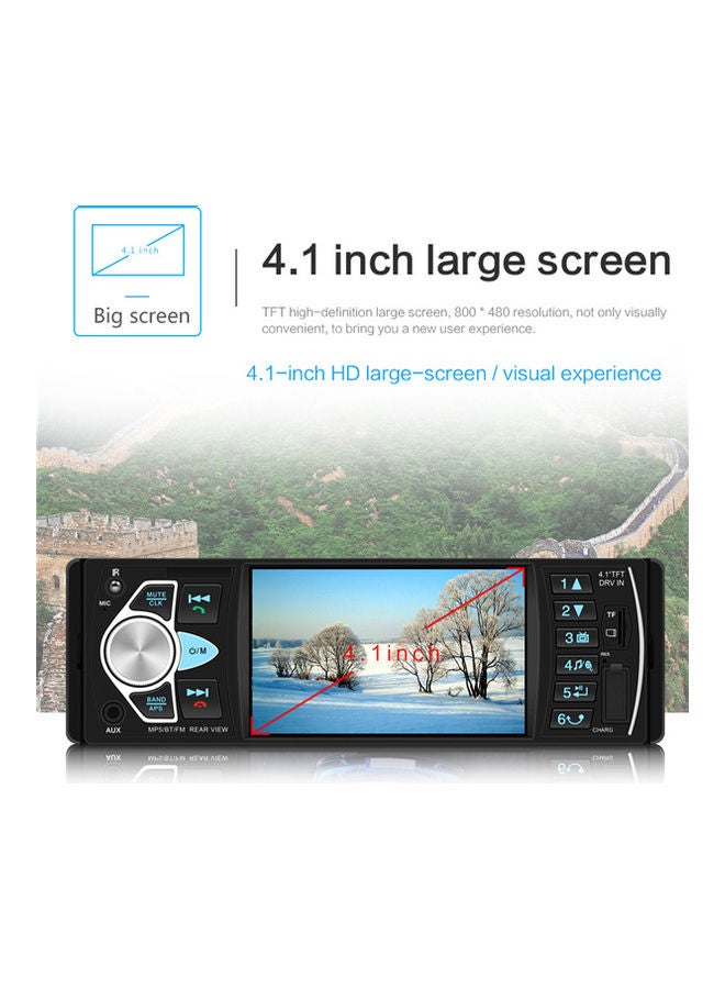 Generic - 4.1 inch HD Car MP5 Bluetooth Hands-free Vehicle MP5 Player Card Radio 4022D with Rear Camera - Image 1