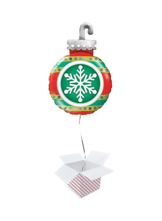 بالون زينة بتصميم ندفة ثلج من القصدير 35بوصة