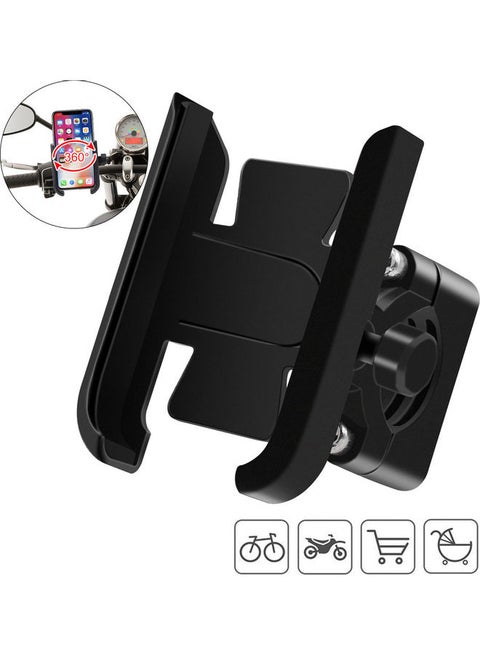 Handlebars Bicycle Aluminum Alloy Mobile Phone Bracket Motorcycle Navigation Bracket Mobile Phone Fixed Frame Cycling Equipment