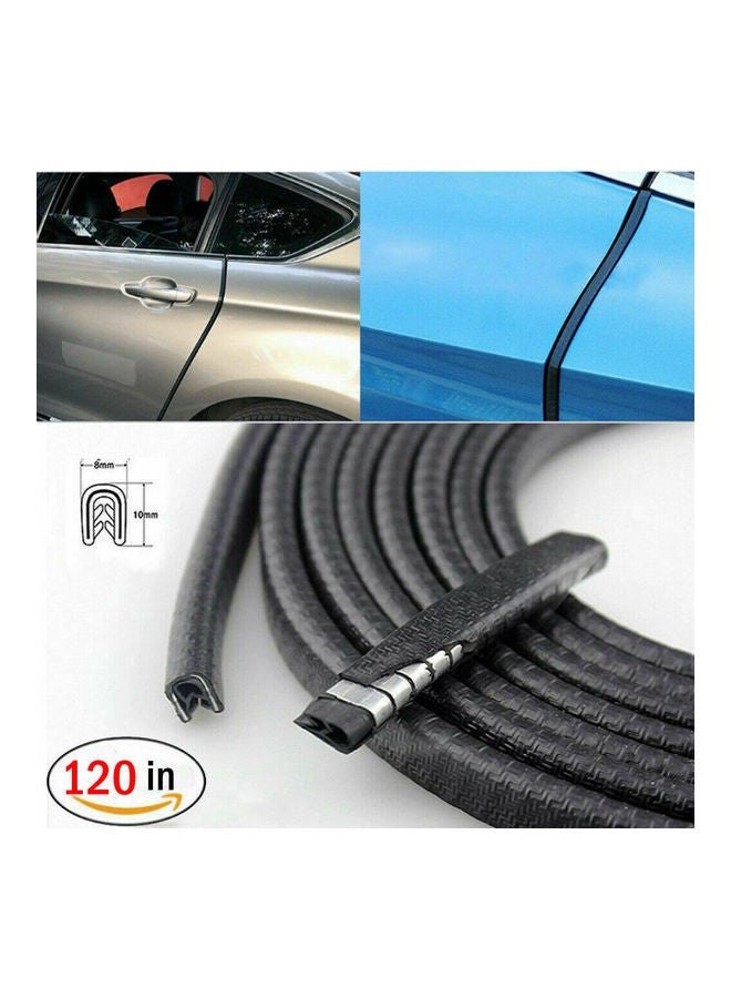 Generic 3 Meters Car Door Seal Strip Rubber Weatherstrip Protector Edge Trim Guard Universal Protector  - Image 2