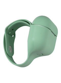 BG Anit-Lost Silicone Bracelet Protective Case For Apple AirPods Pro Green  - Image 1