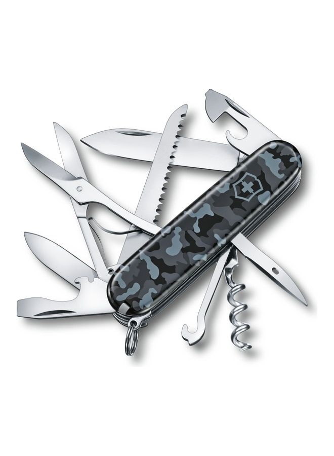 Victorinox - Swiss Army Knife Huntsman Gray/Blue Navy Camouflage With 15 Functions - Image 1