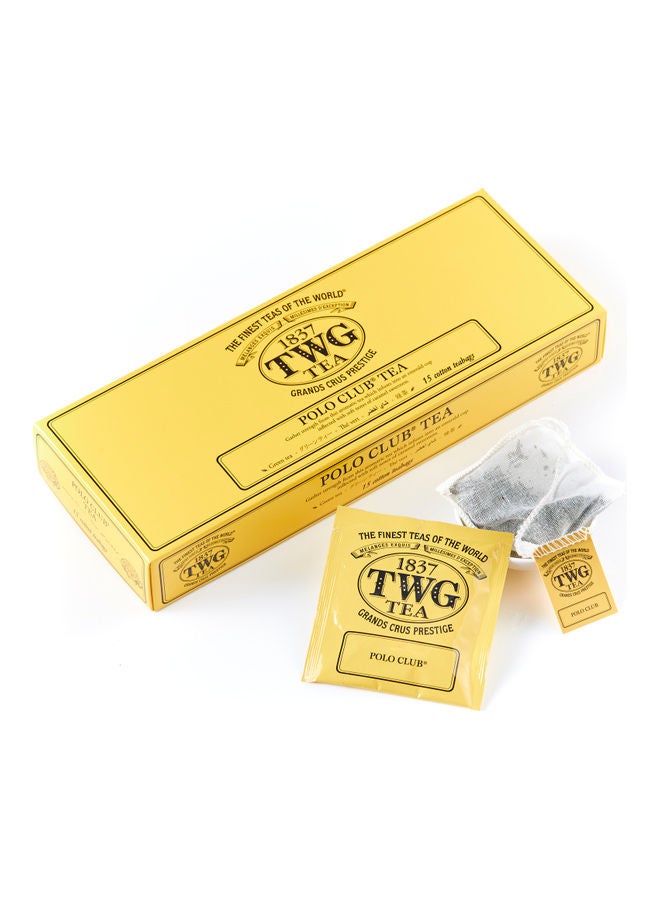 Polo Club 15 Cotton Teabags 37.5grams