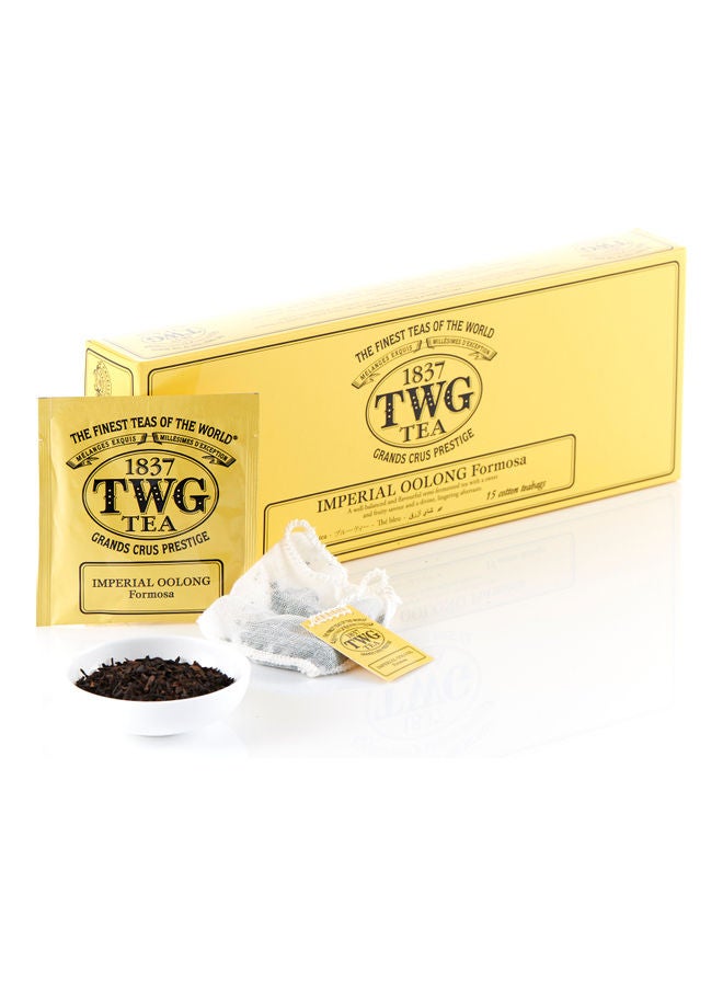 TWG Tea Imperial Oolong 15 Cotton Teabags 37.5grams 