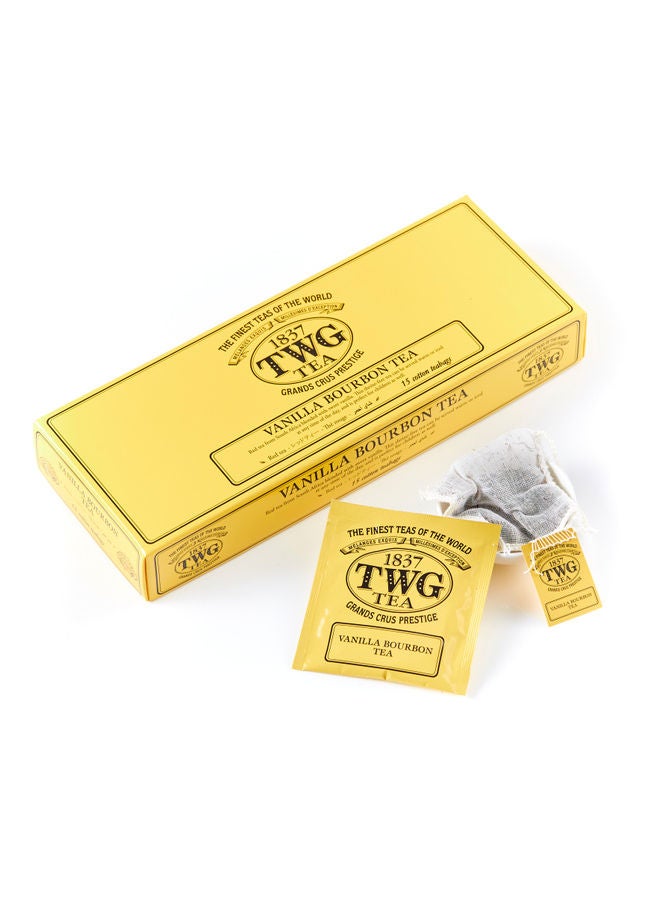 TWG Tea Vanilla Bourbon Cotton Tea 15 Bags Singapore 37.5grams 