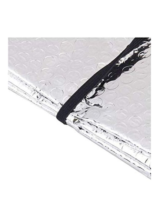 STC Metallic Foldable Reflective Car Shades Protection From Sunlight 60x130cm - Image 4