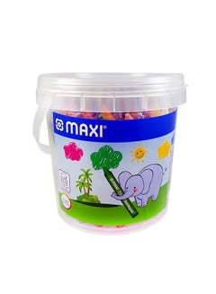Maxi 48-Piece Jumbo Wax Crayons In A Tub Assorted  - Image 1