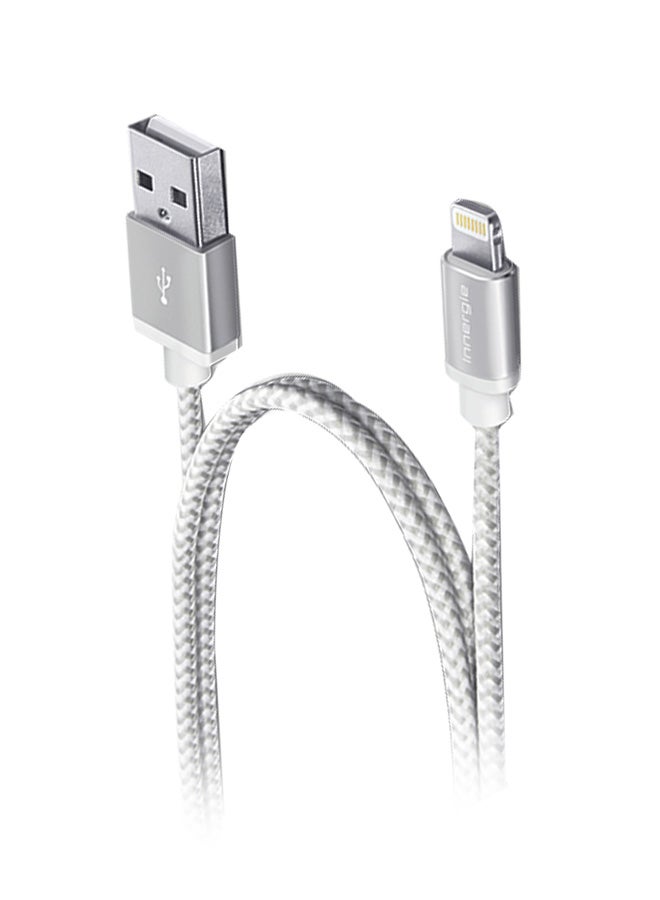 إينيرجي كابل موصل شحن ماجيكابل من USB إلى Lightning أبيض/فضي - Image 2