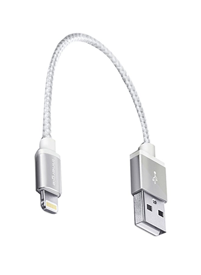 إينيرجي كابل موصل شحن ماجيكابل من USB إلى Lightning أبيض/فضي - Image 2
