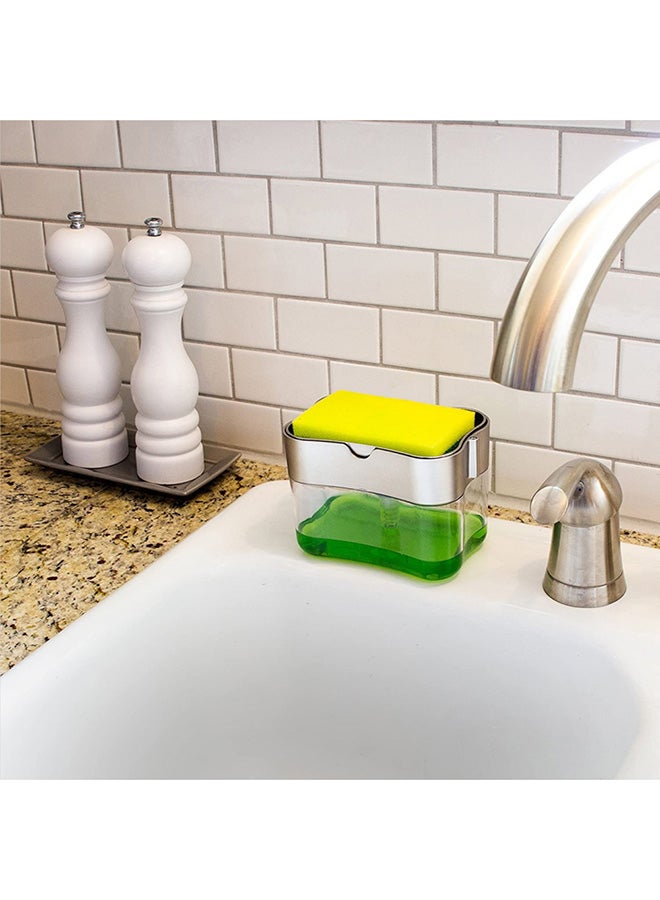 Generic - Kitchen Soap Dispenser Multicolour 14.5x13.0x10.0cm - Image 1