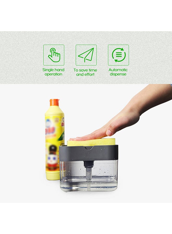Generic - Kitchen Soap Dispenser Multicolour 14.5x13.0x10.0cm - Image 1