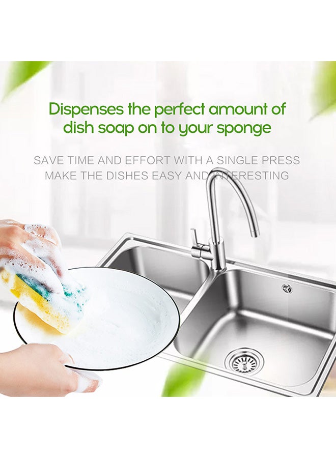 Generic - Kitchen Soap Dispenser Multicolour 14.5x13.0x10.0cm - Image 1