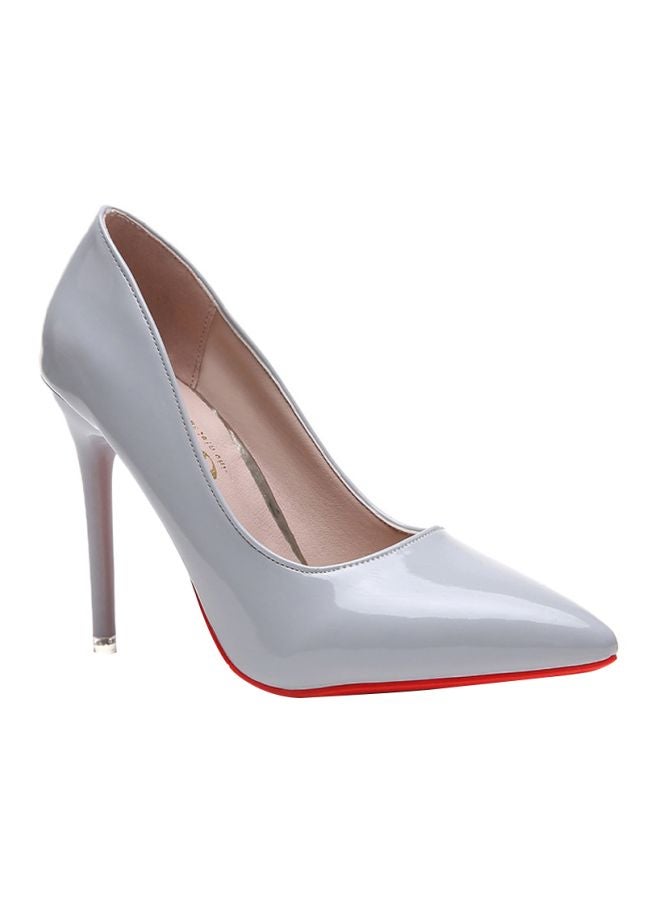 Stiletto Heeled Pumps Grey - Image 1