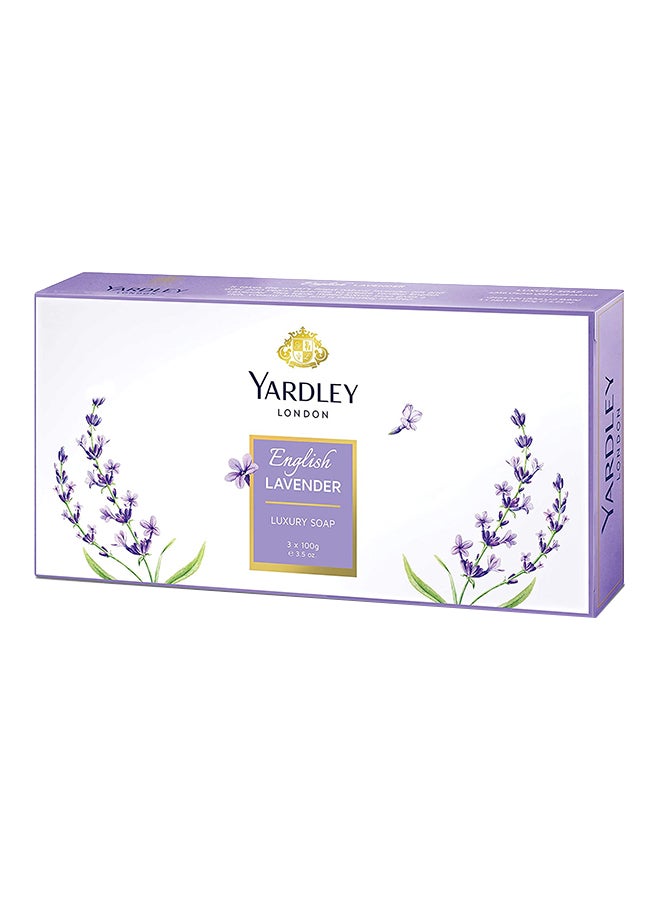 Yardley 3-Piece English Lavender Luxury Soap 150grams  - Image 1