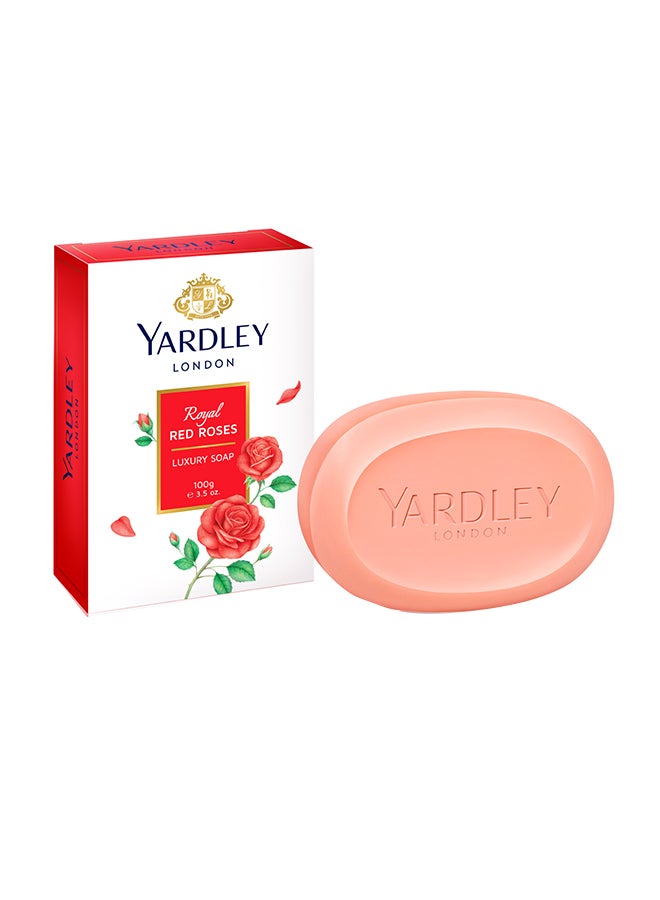 Yardley Royal Red Roses Luxury Soap 3 Pieces 3x100grams  - Image 2
