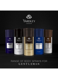 Yardley Navy Body Spray 150ml  - Image 4