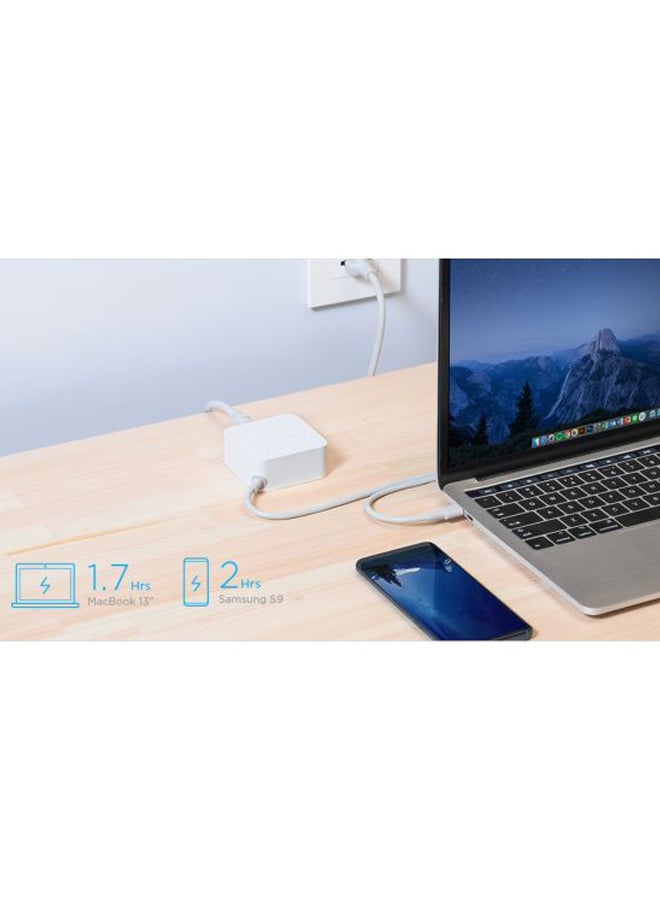 إينيرجي محول طاقة بمنفذ USB-C أبيض - Image 2