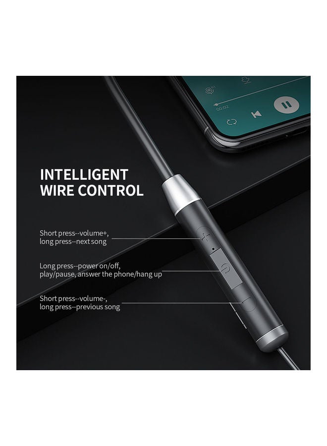 Lenovo - HE08 Neckband Wireless BT In-Ear Earphones With Noise Cancelling Mic White - Image 1