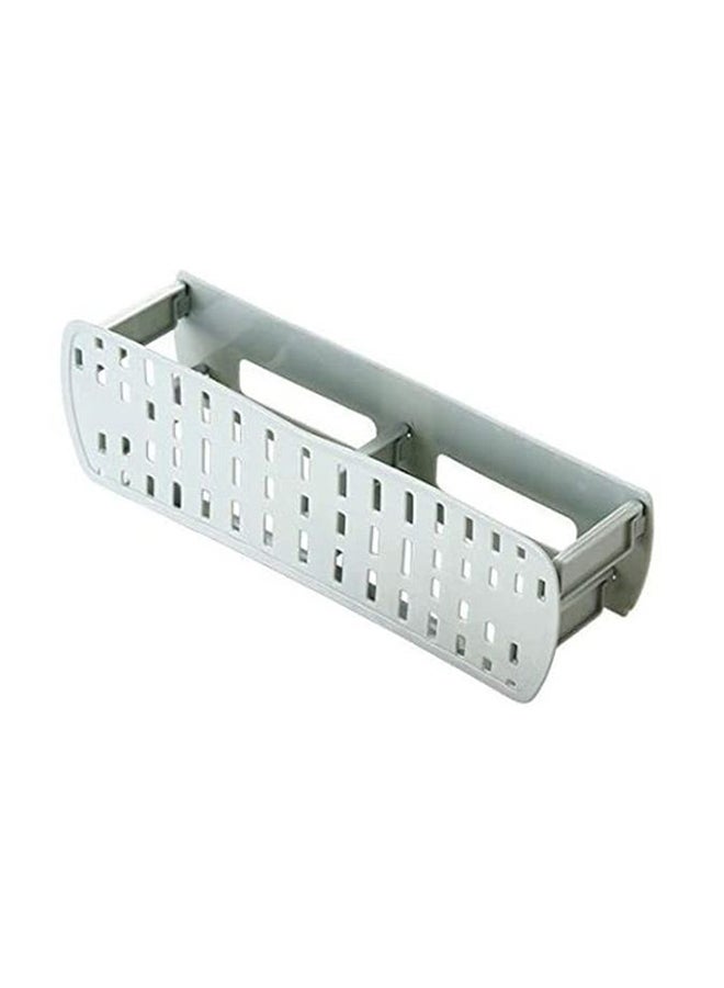 Wall Mounted Shoe Organizer Grey 14.5 x 27.9cm - Image 1