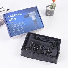 Generic Fascial Gun Muscle Massager CY-801 Silver Black  - Image 2