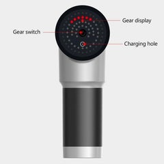 Generic Fascial Gun Muscle Massager CY-801 Silver Black  - Image 3