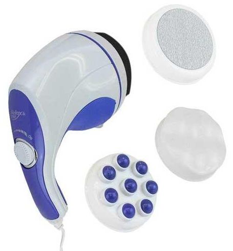 Relax & Spin Tone - Massage And Relax Device White Blue - Image 1