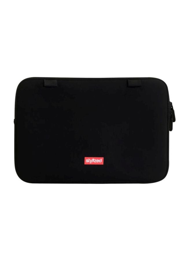 Stylizedd Designer Laptop Sleeve With Strap White/Green/Blue - Image 2